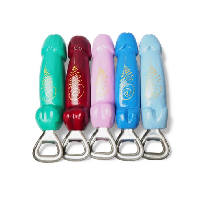 Ξύλινος Φαλλός Ανοιχτήρι Ανάγλυφος  Μάτι - Image 2