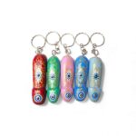 Μπρελόκ Ξύλινος Φαλλός Με Μάτι