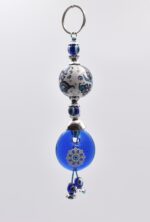 Μπρελόκ με Κεραμική Μπίλια, Μάτι & Χάντρες - Image 2