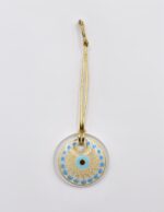 Κρεμαστό Μάτι Γυάλινο με Χρυσό Σχοινάκι - Image 2