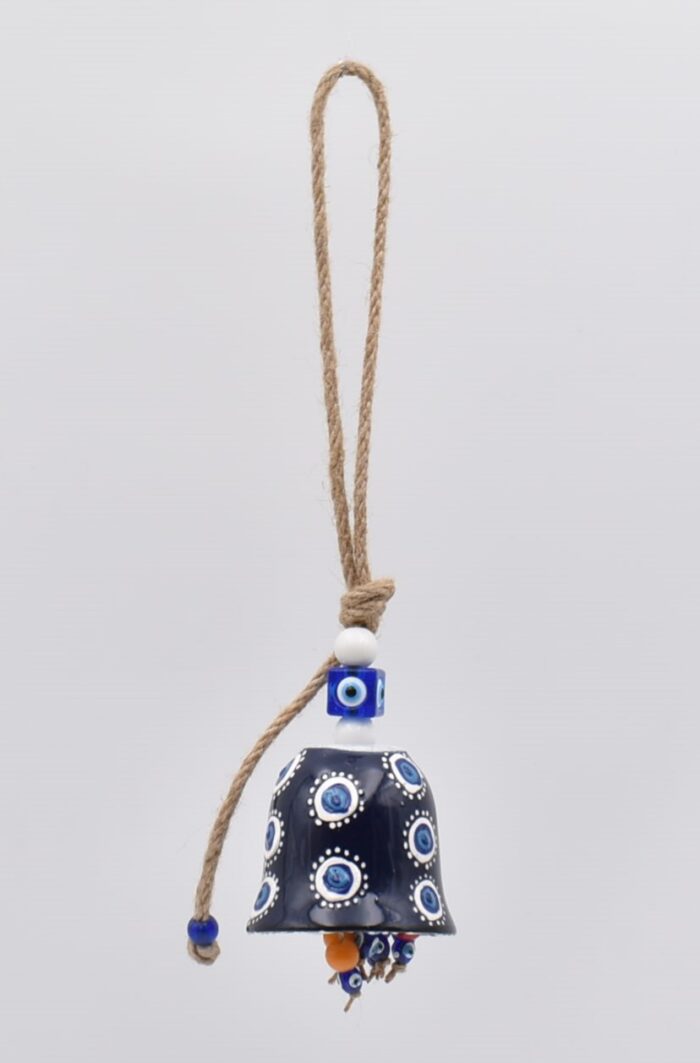 Κρεμαστή Κεραμική Καμπάνα Μάτι - Image 3