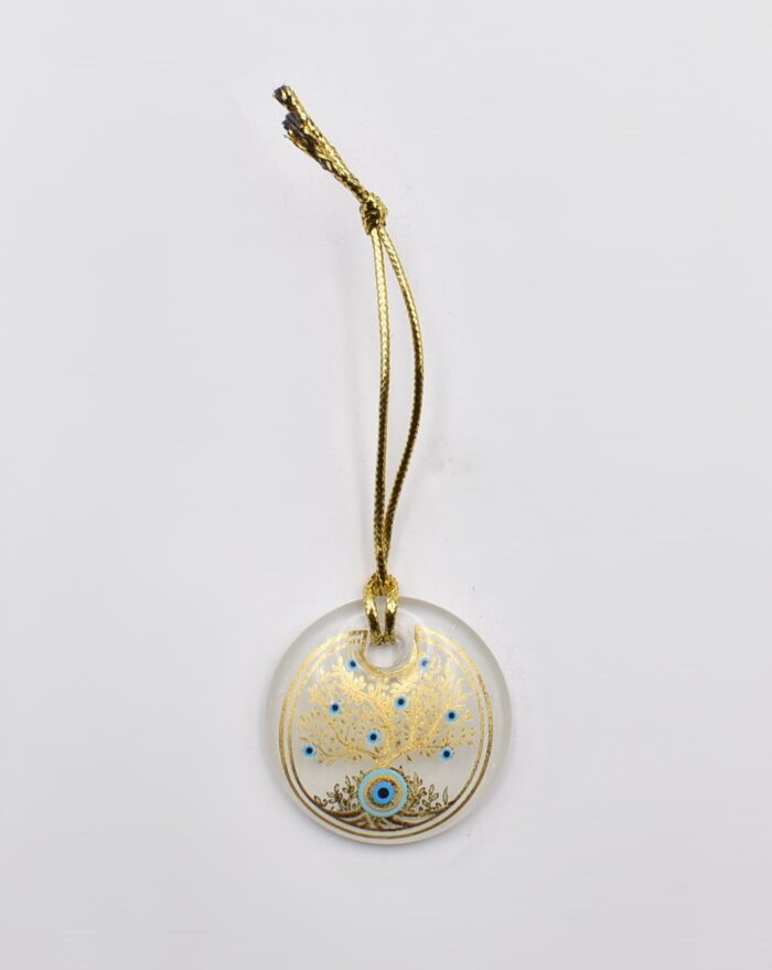 Κρεμαστό Μάτι Γυάλινο με Χρυσό Σχοινάκι - Image 13