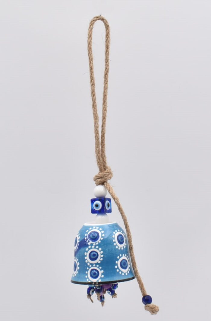 Κρεμαστή Κεραμική Καμπάνα Μάτι - Image 5