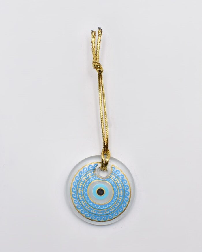 Κρεμαστό Μάτι Γυάλινο με Χρυσό Σχοινάκι - Image 16