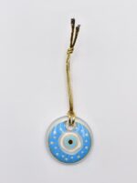 Κρεμαστό Μάτι Γυάλινο με Χρυσό Σχοινάκι - Image 17