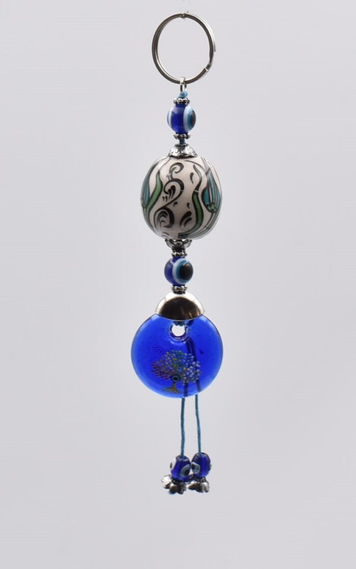 Μπρελόκ με Κεραμική Μπίλια, Μάτι & Χάντρες - Image 17