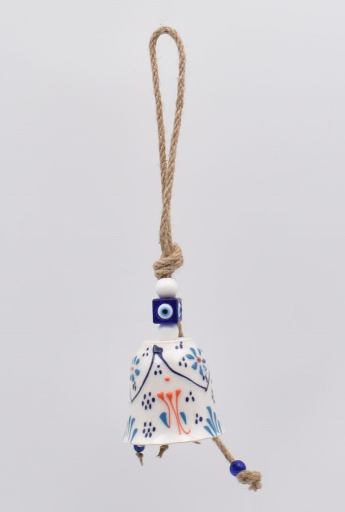 Κρεμαστή Κεραμική Καμπάνα Δαντέλα - Image 7