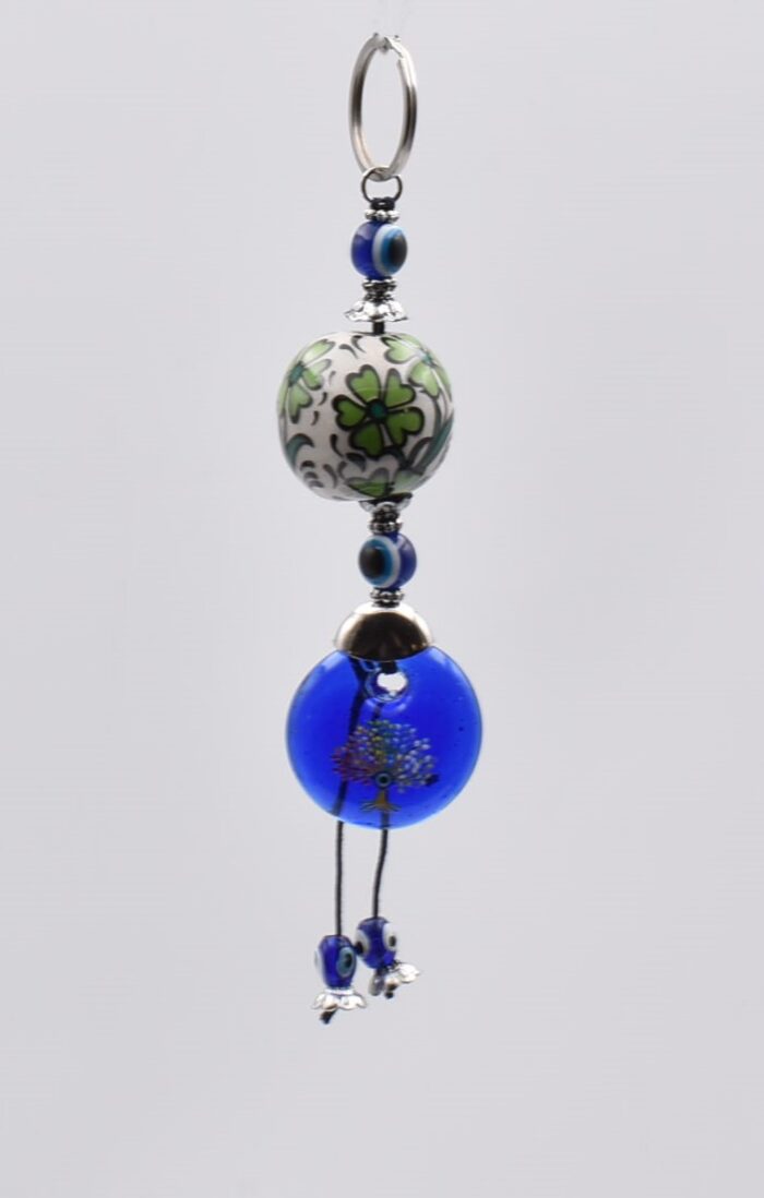 Μπρελόκ με Κεραμική Μπίλια, Μάτι & Χάντρες - Image 18