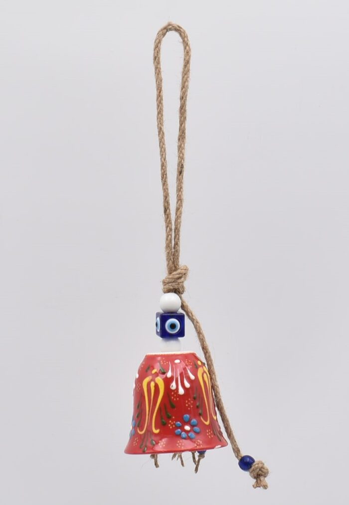 Κρεμαστή Κεραμική Καμπάνα Δαντέλα - Image 8