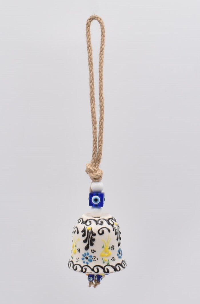 Κρεμαστή Κεραμική Καμπάνα Δαντέλα - Image 9