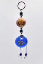 Μπρελόκ με Κεραμική Μπίλια, Μάτι & Χάντρες - Image 3