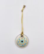 Κρεμαστό Μάτι Γυάλινο με Χρυσό Σχοινάκι - Image 3