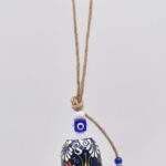 Κρεμαστή Κεραμική Καμπάνα Δαντέλα