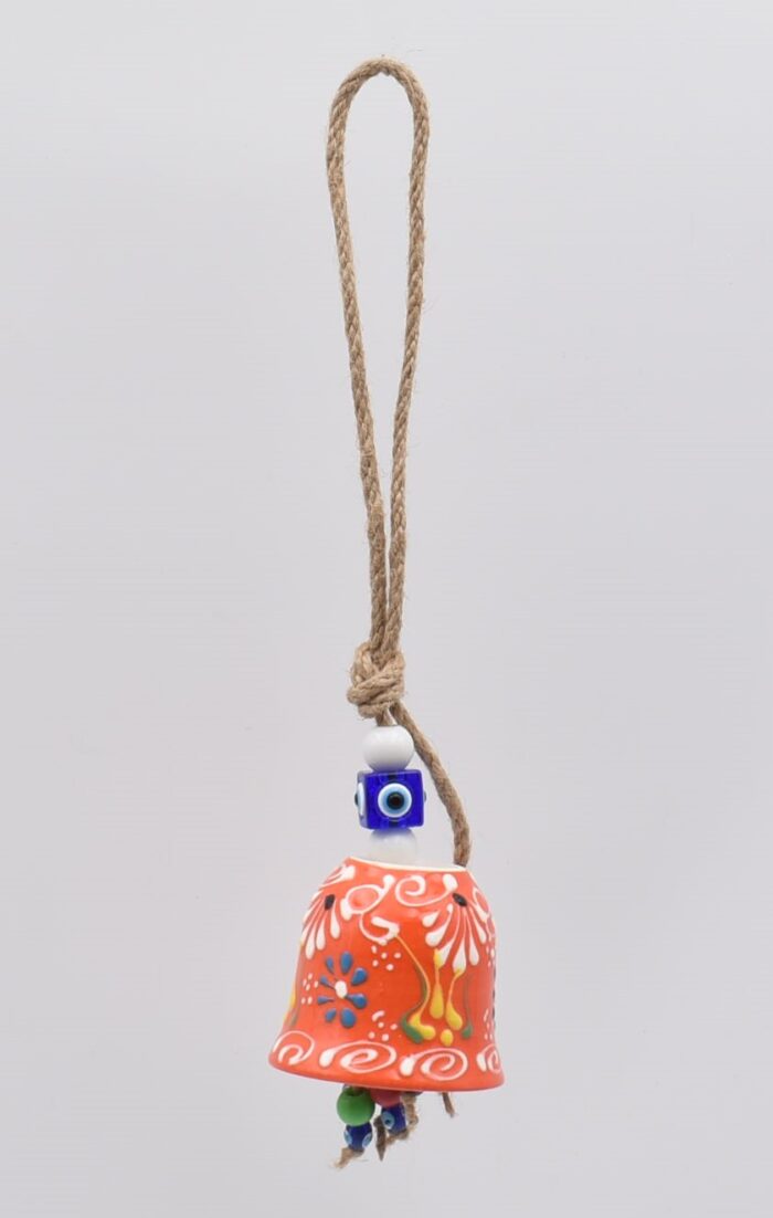 Κρεμαστή Κεραμική Καμπάνα Δαντέλα - Image 12