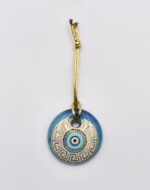 Κρεμαστό Μάτι Γυάλινο με Χρυσό Σχοινάκι - Image 4