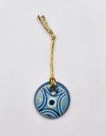 Κρεμαστό Μάτι Γυάλινο με Χρυσό Σχοινάκι - Image 5