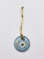 Κρεμαστό Μάτι Γυάλινο με Χρυσό Σχοινάκι - Image 6