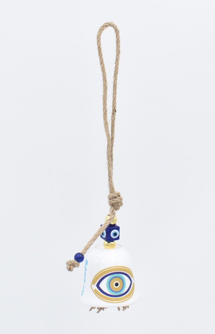 Κρεμαστή Κεραμική Καμπάνα Μάτι - Image 2