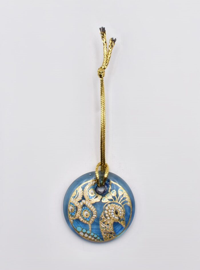 Κρεμαστό Μάτι Γυάλινο με Χρυσό Σχοινάκι - Image 10