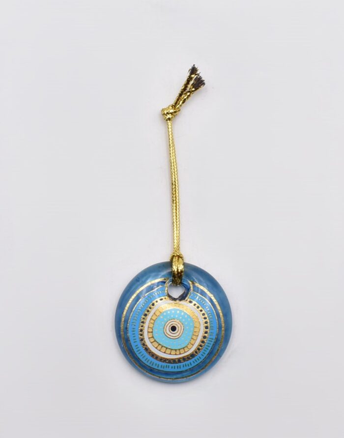 Κρεμαστό Μάτι Γυάλινο με Χρυσό Σχοινάκι - Image 11