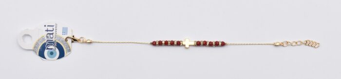 Βραχιόλι αλυσίδα με σταυρό - Image 4