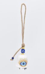 Κρεμαστή Κεραμική Καμπάνα Μάτι - Image 3