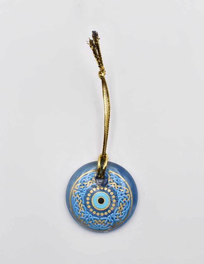 Κρεμαστό Μάτι Γυάλινο με Χρυσό Σχοινάκι - Image 12