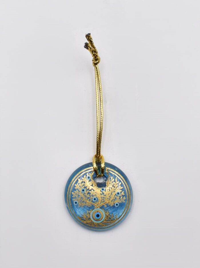 Κρεμαστό Μάτι Γυάλινο με Χρυσό Σχοινάκι - Image 13