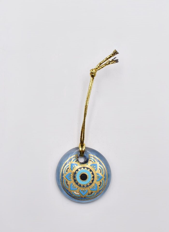 Κρεμαστό Μάτι Γυάλινο με Χρυσό Σχοινάκι - Image 15