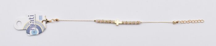 Βραχιόλι αλυσίδα με σταυρό - Image 5