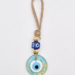 Κρεμαστό Διαφανές Γυάλινο Μάτι με Εφέ Βάθους & Εσωτερικό Σχέδιο