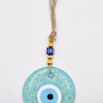 Κρεμαστό Διαφανές Γυάλινο Μάτι με Εφέ Βάθους & Εσωτερικό Σχέδιο