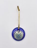 Κρεμαστό Μάτι Γυάλινο με Χρυσό Σχοινάκι - Image 3