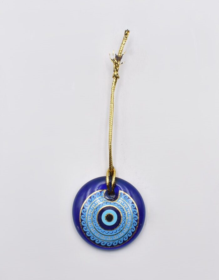 Κρεμαστό Μάτι Γυάλινο με Χρυσό Σχοινάκι - Image 10