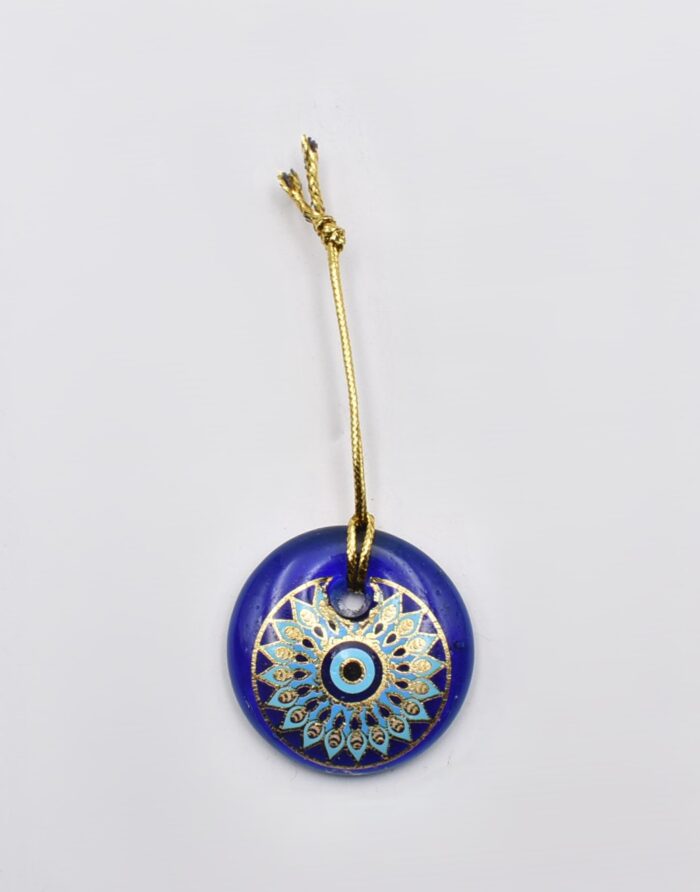 Κρεμαστό Μάτι Γυάλινο με Χρυσό Σχοινάκι - Image 13