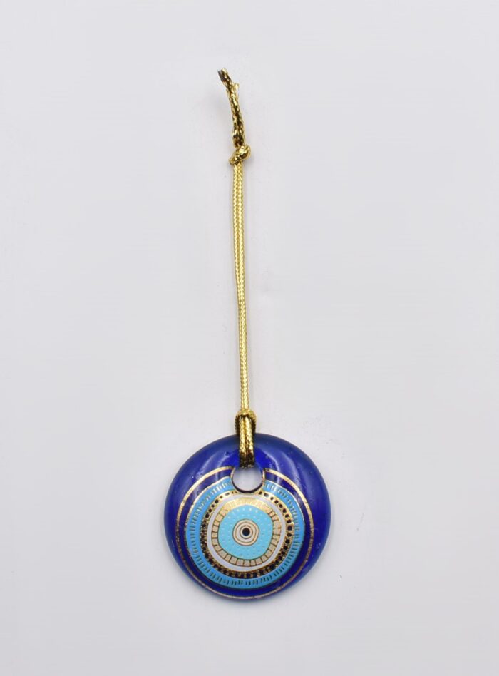 Κρεμαστό Μάτι Γυάλινο με Χρυσό Σχοινάκι - Image 15