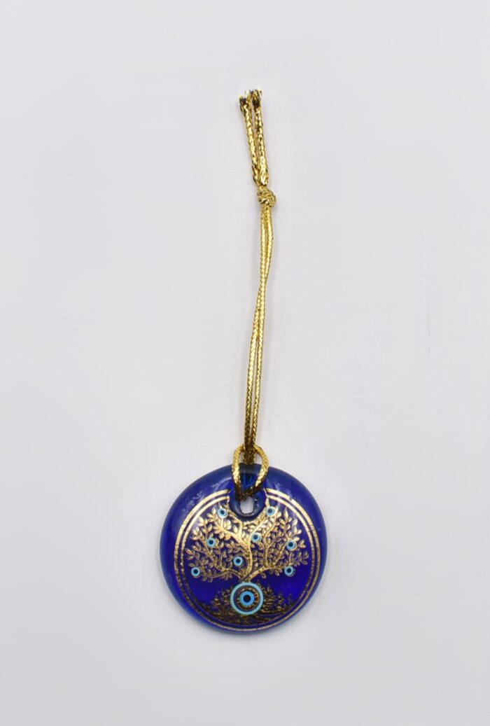 Κρεμαστό Μάτι Γυάλινο με Χρυσό Σχοινάκι - Image 16