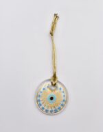 Κρεμαστό Μάτι Γυάλινο με Χρυσό Σχοινάκι - Image 7