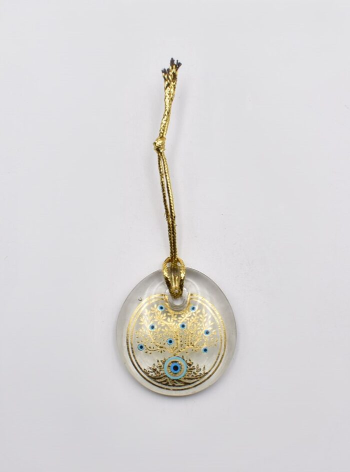 Κρεμαστό Μάτι Γυάλινο με Χρυσό Σχοινάκι - Image 9