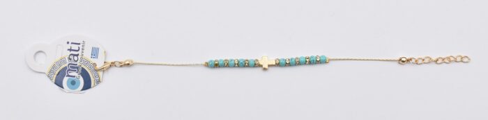 Βραχιόλι αλυσίδα με σταυρό - Image 8