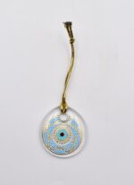 Κρεμαστό Μάτι Γυάλινο με Χρυσό Σχοινάκι - Image 12