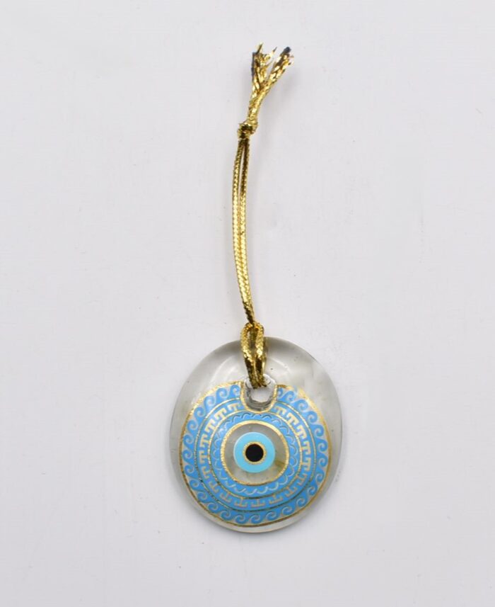 Κρεμαστό Μάτι Γυάλινο με Χρυσό Σχοινάκι - Image 13