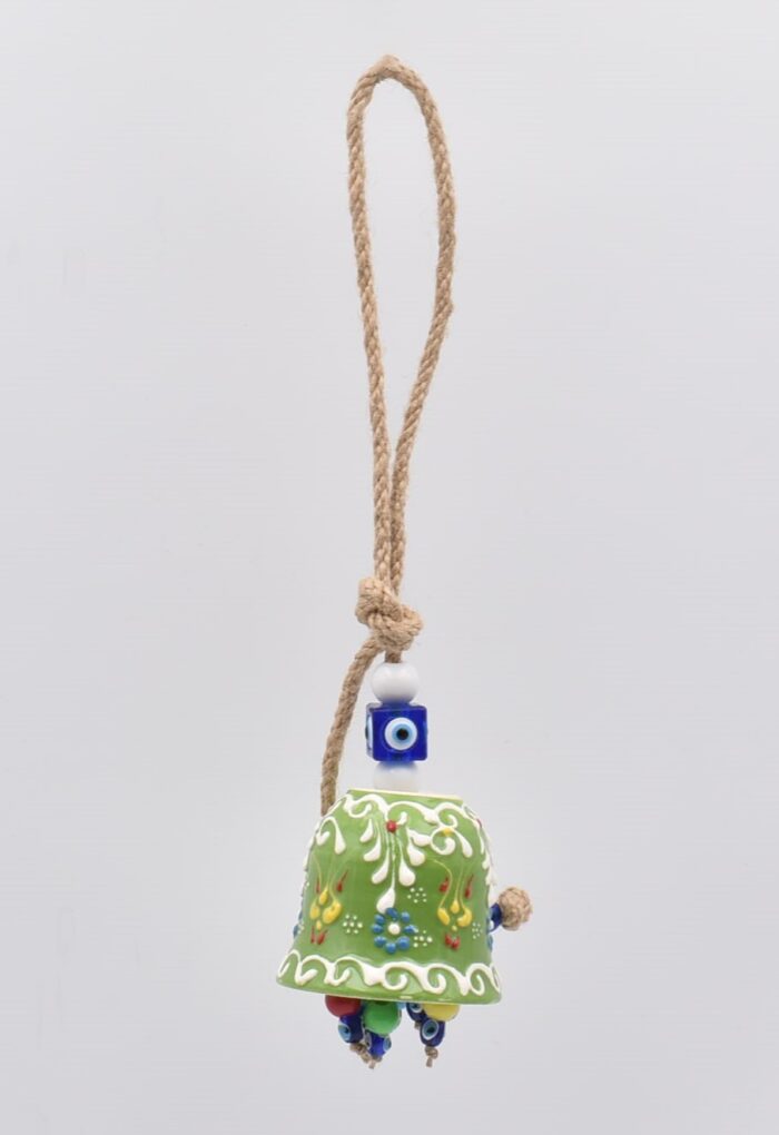 Κρεμαστή Κεραμική Καμπάνα Δαντέλα - Image 3