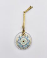 Κρεμαστό Μάτι Γυάλινο με Χρυσό Σχοινάκι - Image 9