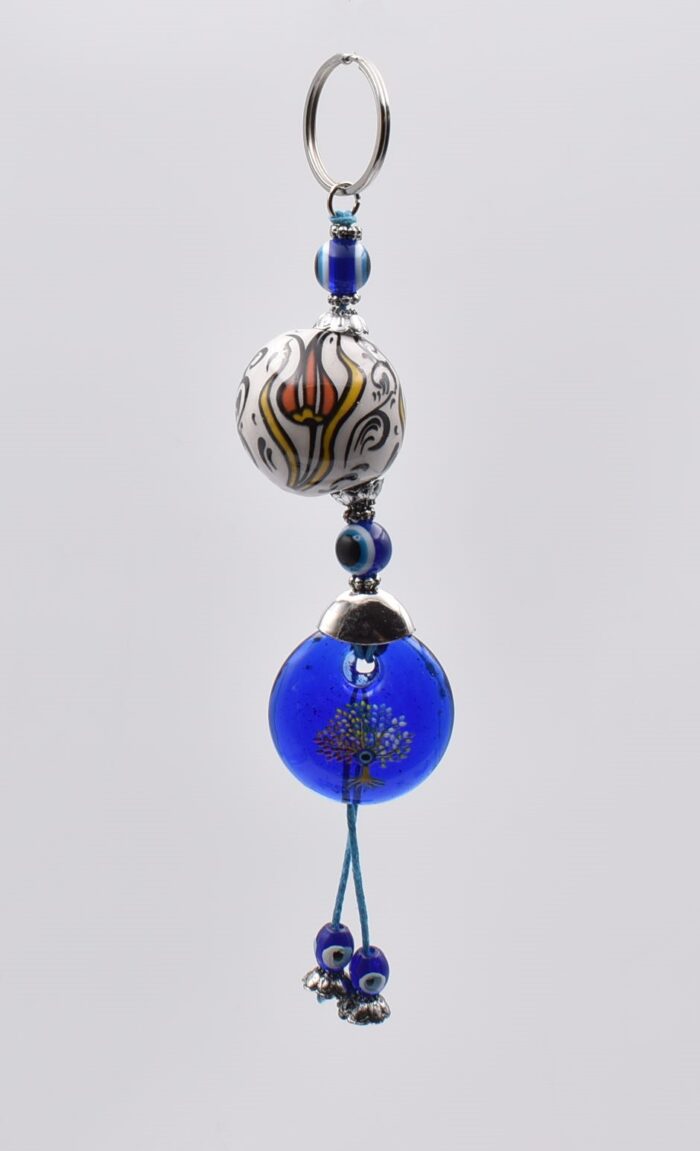 Μπρελόκ με Κεραμική Μπίλια, Μάτι & Χάντρες - Image 9