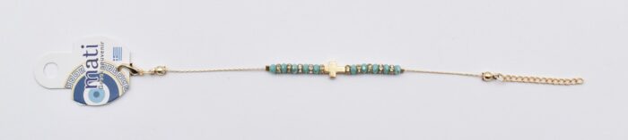 Βραχιόλι αλυσίδα με σταυρό - Image 10