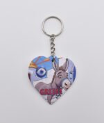 Μπρελόκ  Δερμάτινο Σχήμα Καρδιά - Image 3