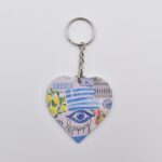 Μπρελόκ  Δερμάτινο Σχήμα Καρδιά