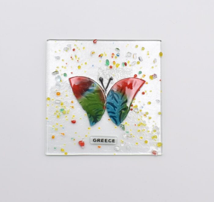 Σουβέρ Φυσητό Γυαλί Τετράγωνο - Image 6