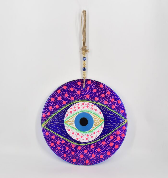 Κρεμαστό Γυάλινο Μάτι Μπλε Μωσαϊκό - Image 3